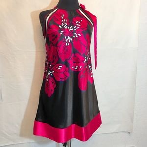 XOXO Floral Satin Dress